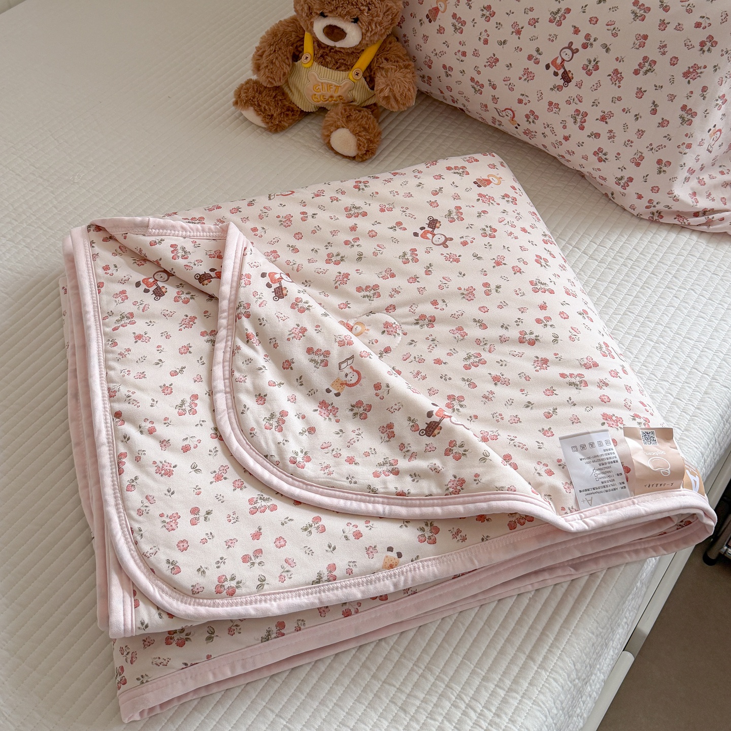 2026新款针织云柔大豆夏被夏凉被空调被 田园萌兔