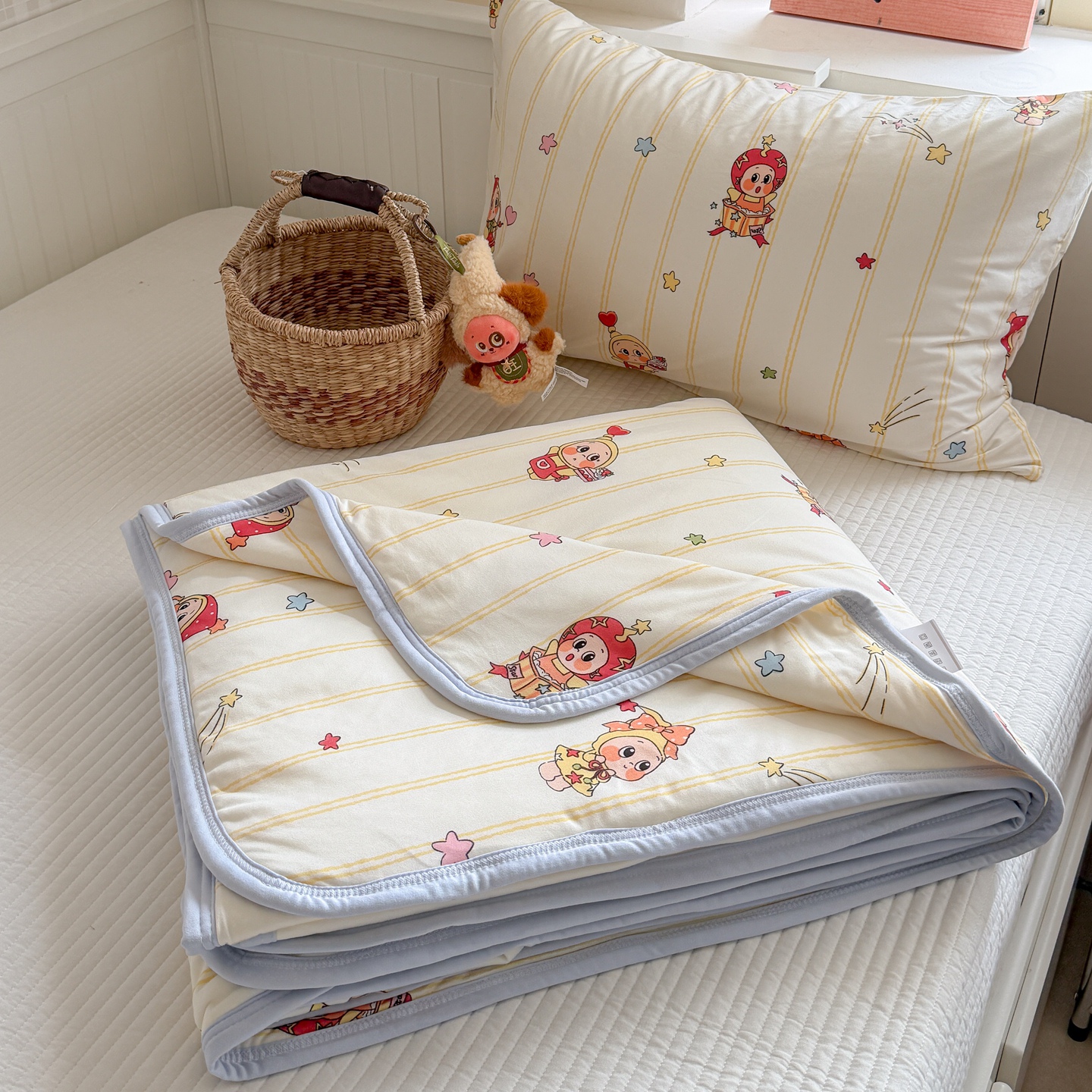 2026新款针织云柔大豆夏被夏凉被空调被 幸运星