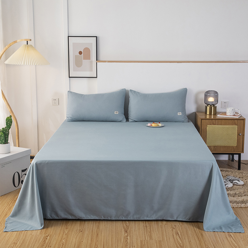 2021新款纯色单品系列—单床单 150*230cm 淡蓝