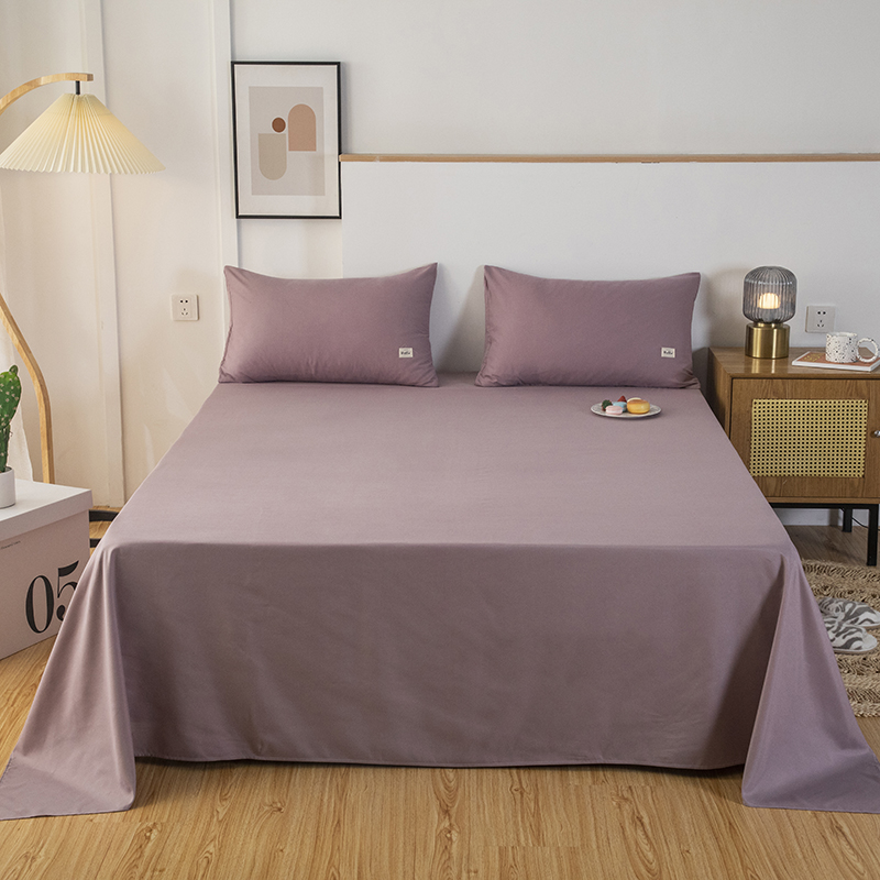 2021新款纯色单品系列—单床单 150*230cm 豆沙