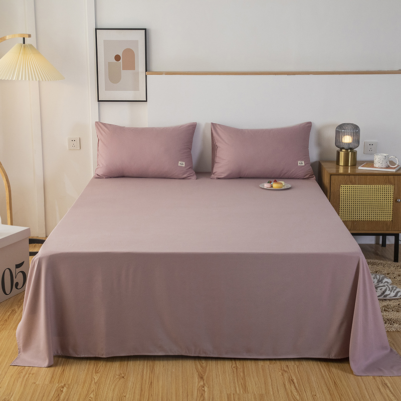 2021新款纯色单品系列—单床单 150*230cm 浅粉
