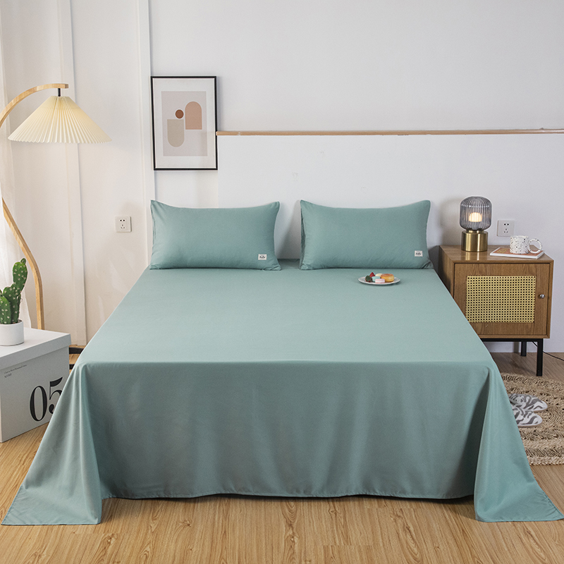 2021新款纯色单品系列—单床单 150*230cm 浅兰