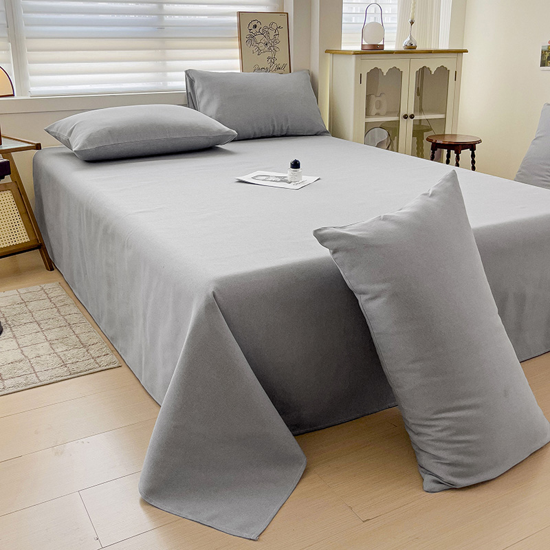2024新款印花原棉老粗布床单 120x230cm单件床单 奇妙空间