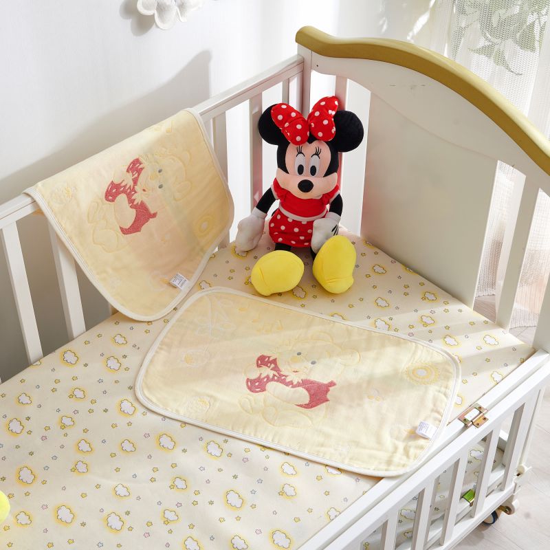 2024新款迪士尼婴童枕巾35x55cm 35*55cm/对 单只装维尼宝贝-浅黄