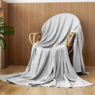 2024新款经典全棉毛圈简约毛巾被 100*150cm-毛巾被 经典螺旋花-高级灰