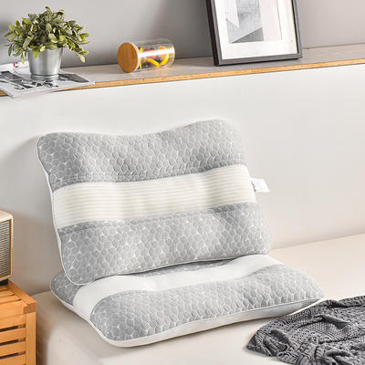 2023新款石墨烯磁疗枕枕头枕芯 40*70cm石墨烯磁疗枕-灰