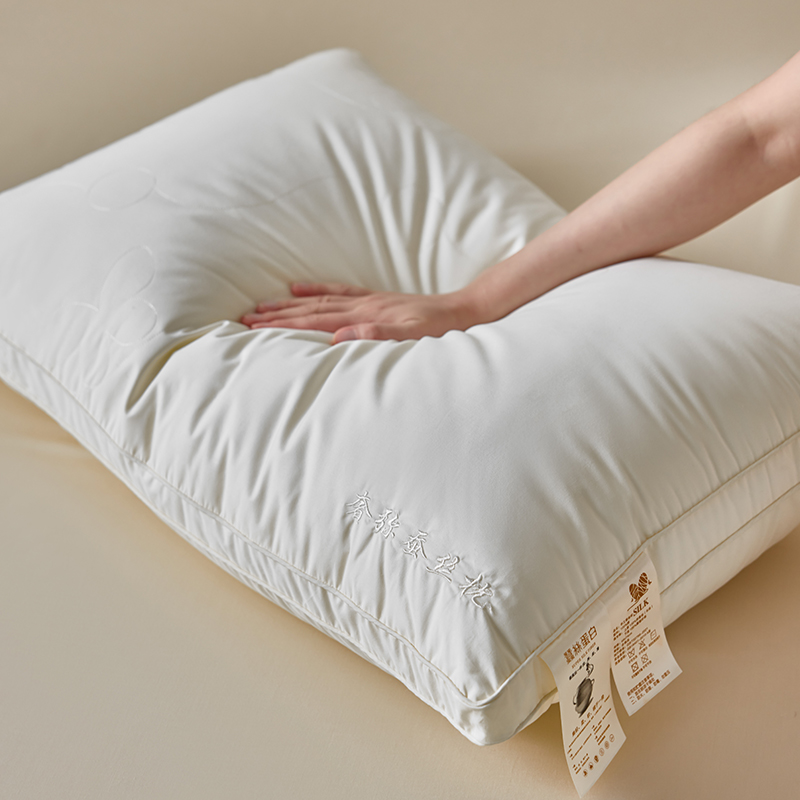 2024新款单边立体蚕丝枕枕头枕芯 48*74cm/只 奢弥立体低枕