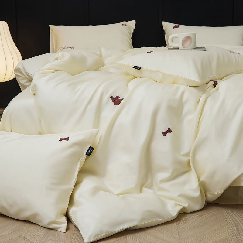 2024新款天丝棉刺绣四件套