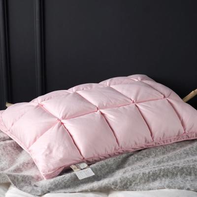 面包枕 鹅绒枕 羽绒枕 粉色48×74cm