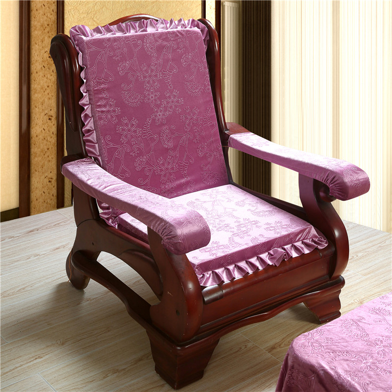 2022新款布艺沙发垫(一座一靠) 一座一靠55cm 金丝绒紫