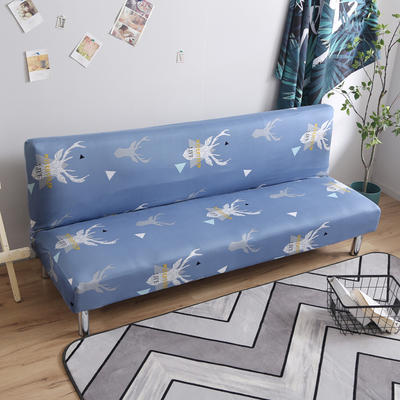 2019新款沙发床 沙发套 适合160-190长度的无扶手沙发床 北欧鹿