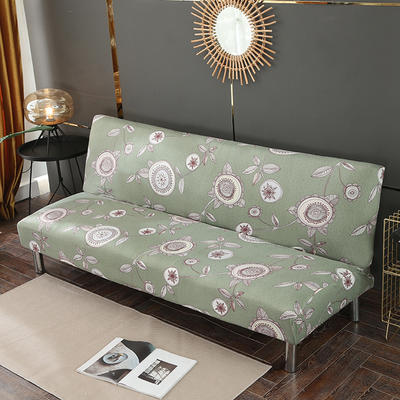 2020新款通用针织沙发床套 沙发套 适用于160-190cm的沙发床 绿茵