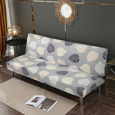 2020新款通用针织沙发床套 沙发套 适用于160-190cm的沙发床 桃心叶子