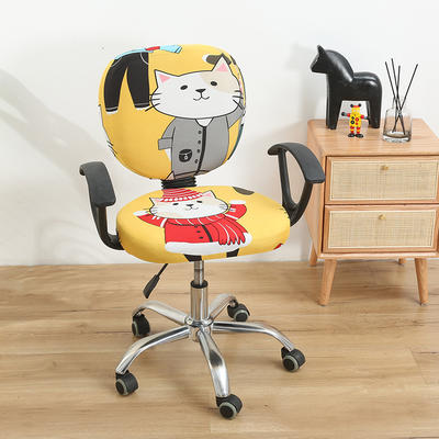 2020新款电脑分体椅套 社会猫