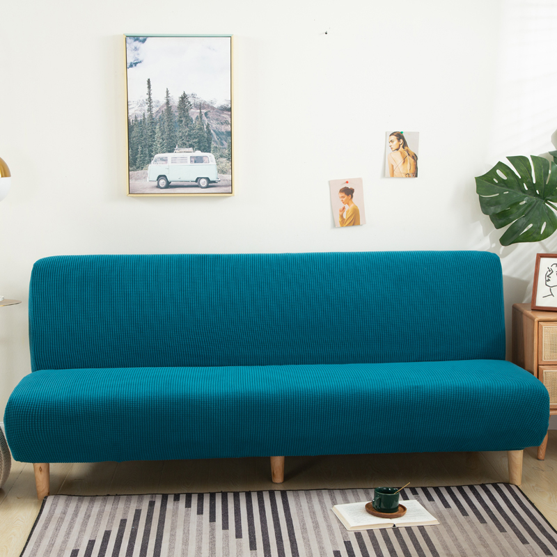2020新款玉米绒 沙发床 沙发套 标准160-190cm 青石蓝
