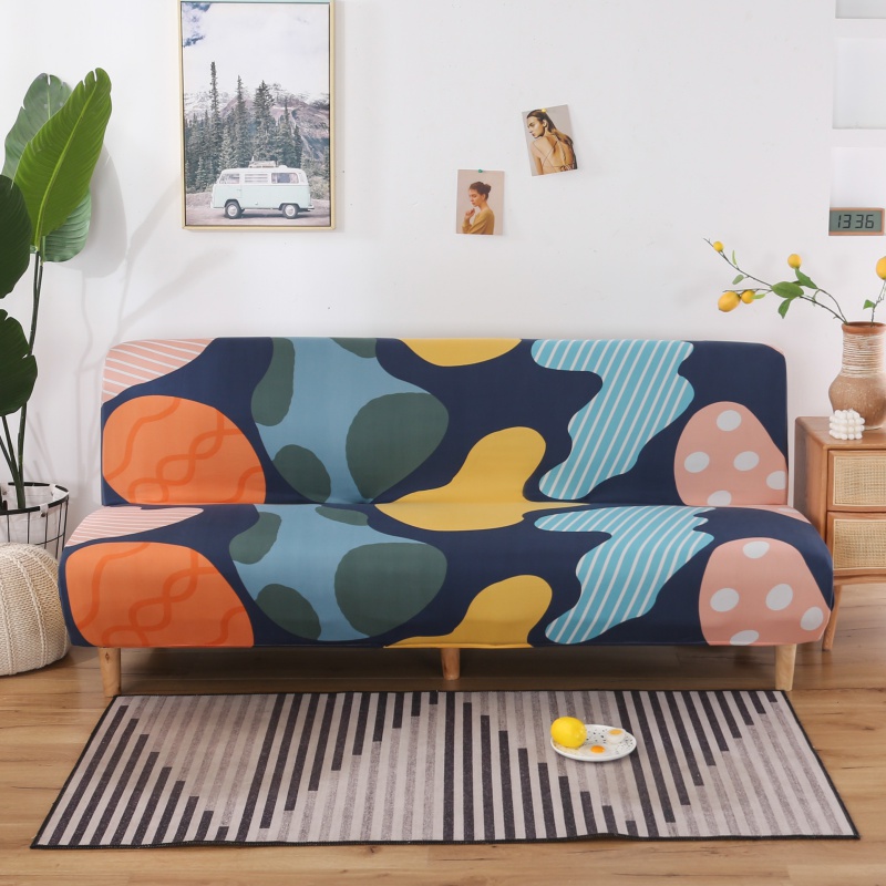 2020新款通用针织沙发床套 沙发套 适用于160-190cm的沙发床 炫彩