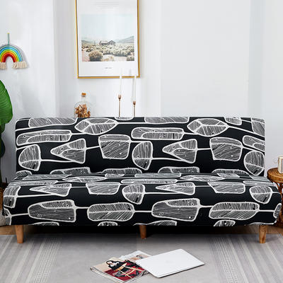 2020新款通用针织沙发床套 沙发套 适用于160-190cm的沙发床 抽象派