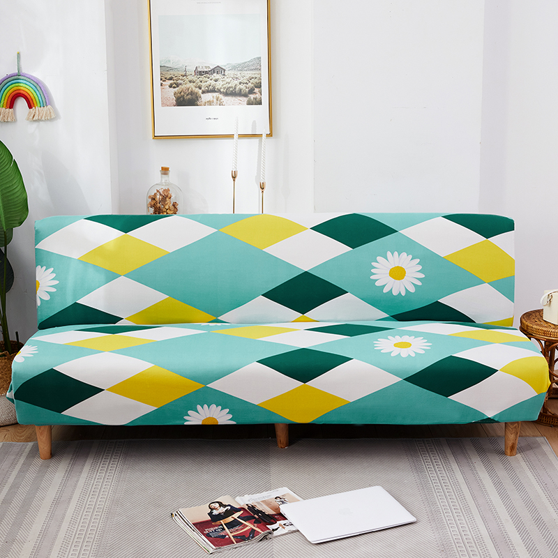 2020新款通用针织沙发床套 沙发套 适用于160-190cm的沙发床 雏菊