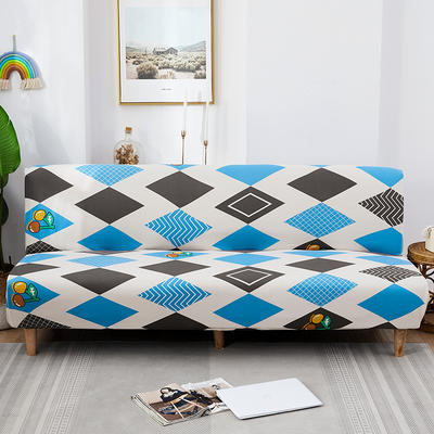 2020新款通用针织沙发床套 沙发套 适用于160-190cm的沙发床 樱桃格