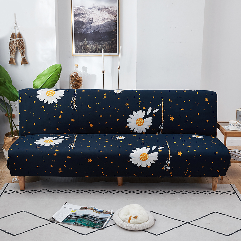 2020新款通用针织沙发床套 沙发套 适用于160-190cm的沙发床 闪耀雏菊