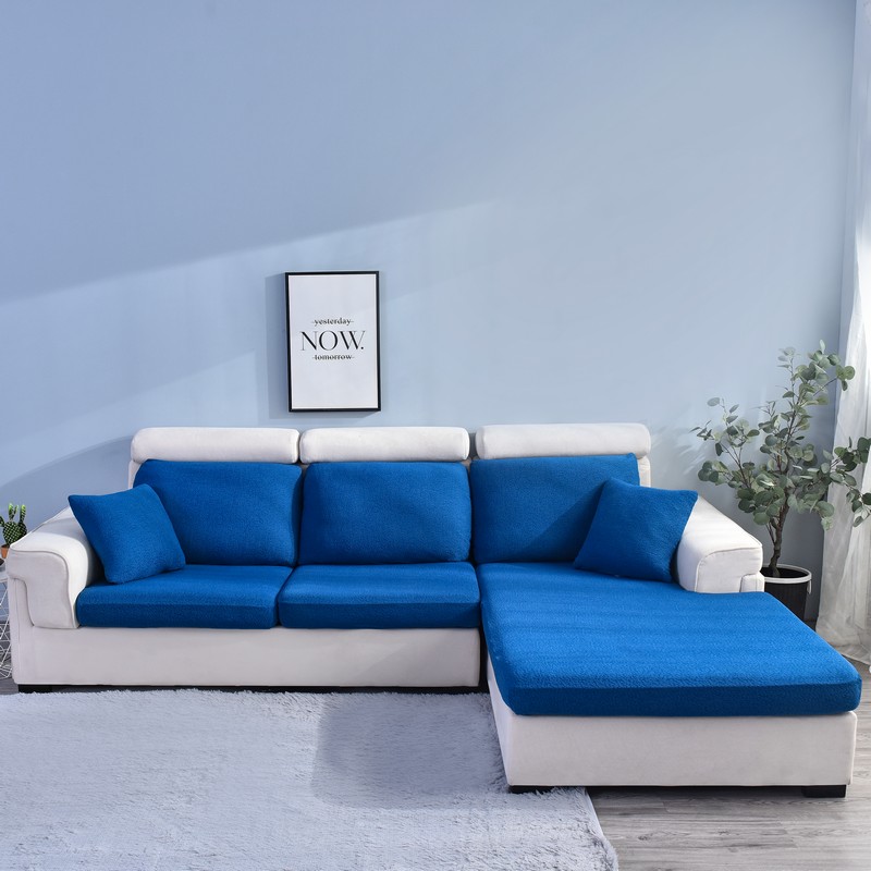 2020新款泡泡组合沙发垫套 沙发套 单人 泡泡明蓝