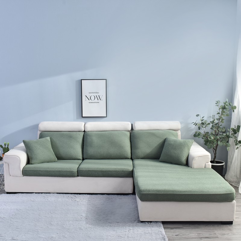 2020新款泡泡组合沙发垫套 沙发套 单人 泡泡松绿