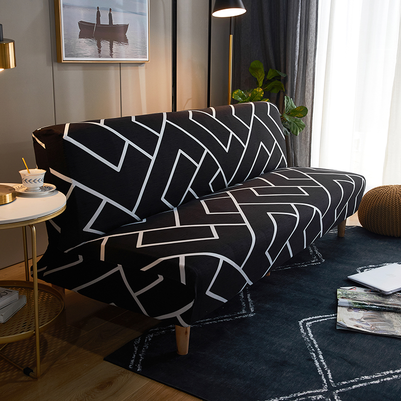 2021新款印花沙发床 沙发套 标准  160-190 迷宫