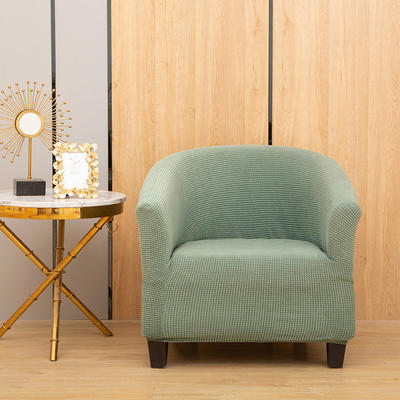 2021新款玉米绒半圆沙发椅套 沙发套 均码 松柏绿