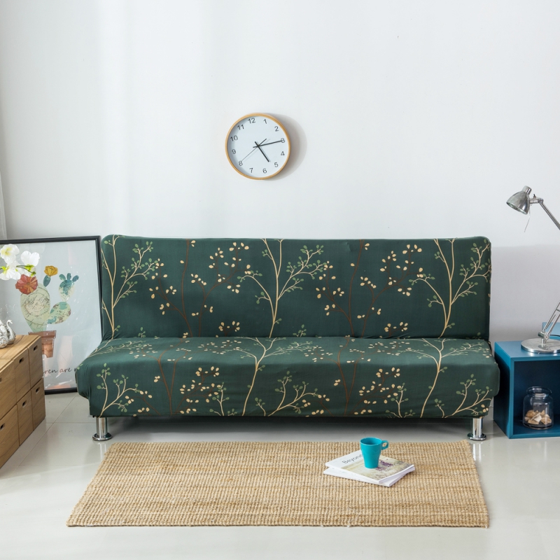 整理印花沙发床 沙发套 适用于160-190之间的沙发床 高雅