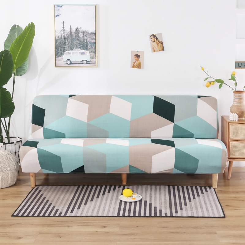 整理印花沙发床 沙发套 适用于160-190之间的沙发床 格调