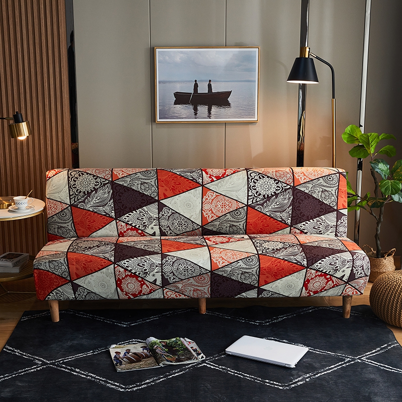 整理印花沙发床 沙发套 适用于160-190之间的沙发床 莫妮卡