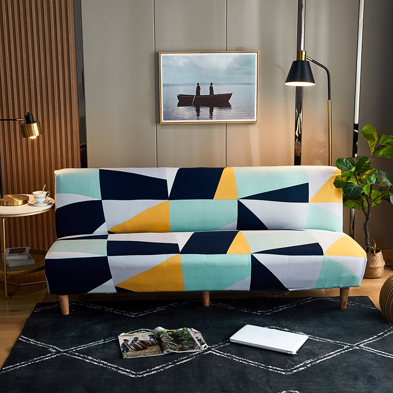 整理印花沙发床 沙发套 适用于160-190之间的沙发床 尼达