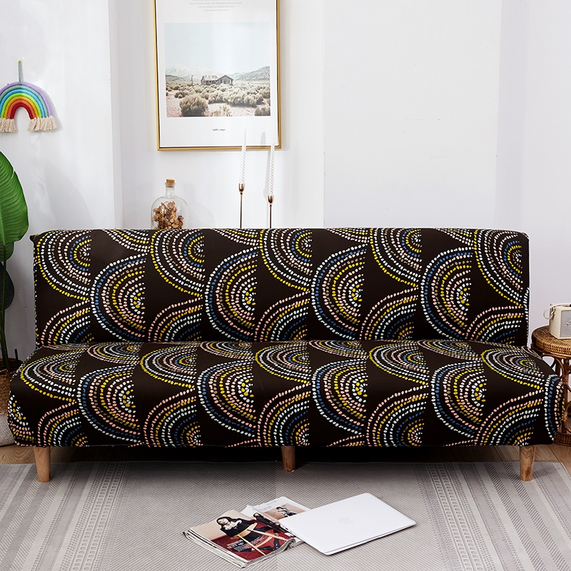 整理印花沙发床 沙发套 适用于160-190之间的沙发床 向往