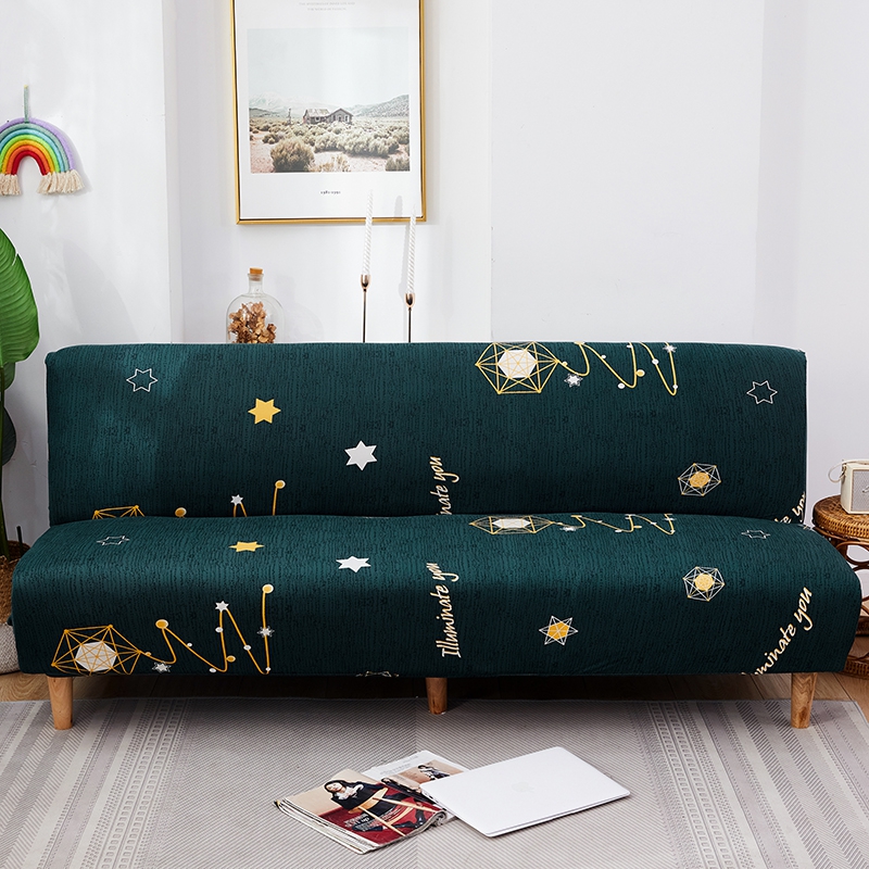 整理印花沙发床 沙发套 适用于160-190之间的沙发床 星贝