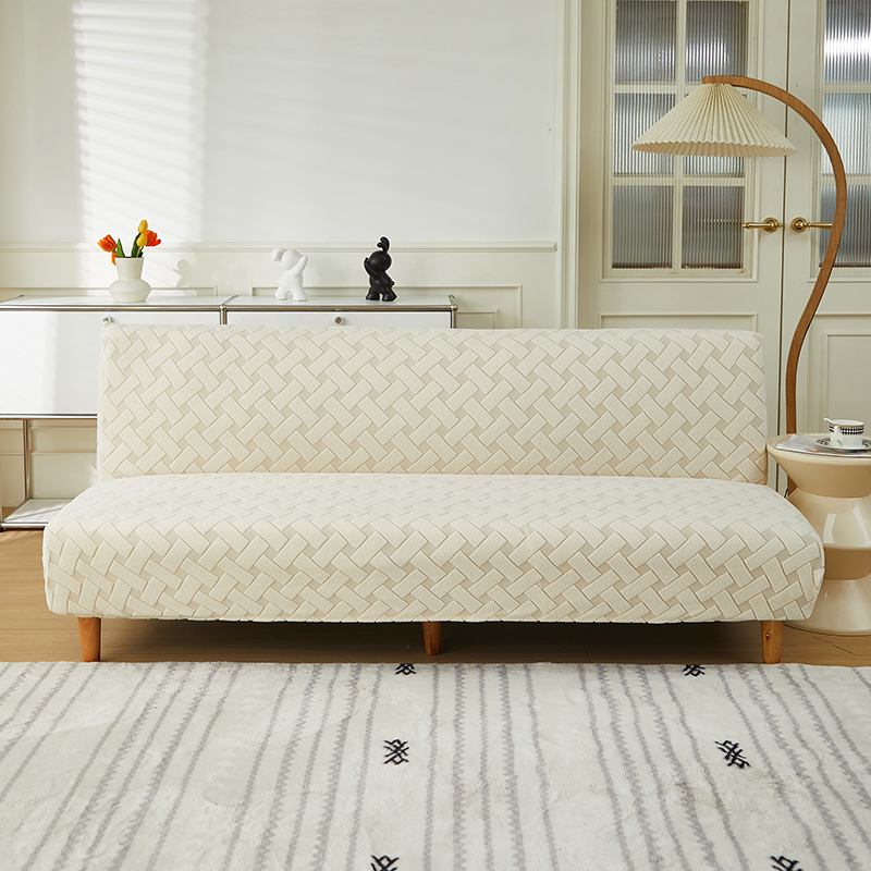 2024新款提花沙发床织艺系列 小号120-155cm 织艺-米黄