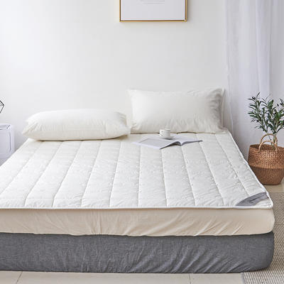 WOOLMAX黑科技澳毛防潮床褥 羊毛床笠 羊毛床垫 180×200cm普通款 白色