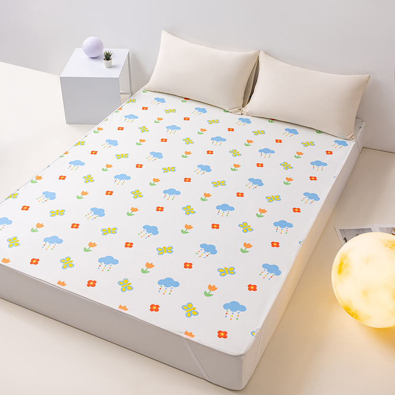 2026新款宝宝防水隔尿垫成人床垫隔脏垫子姨妈垫-成人 云蝶花梦