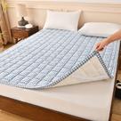 索弗莱 新款A类色织水洗全棉新疆棉花床垫床褥子床护垫可机洗 0.9*2m 水蓝小格
