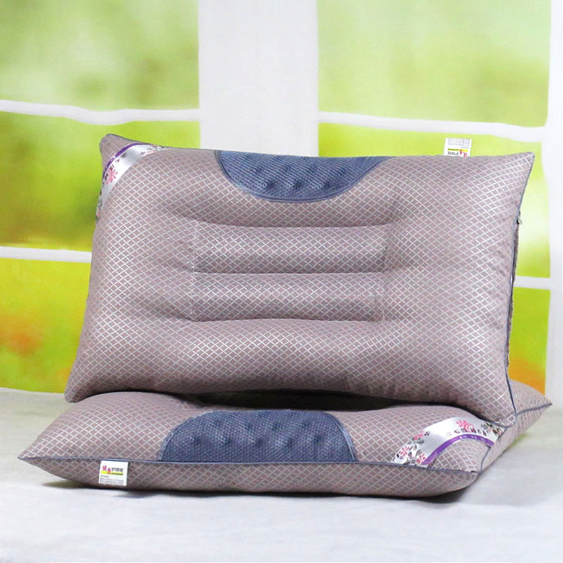 枕芯决明子磁疗枕决明子枕芯保健枕头 决明子磁疗枕咖啡格42x65cm
