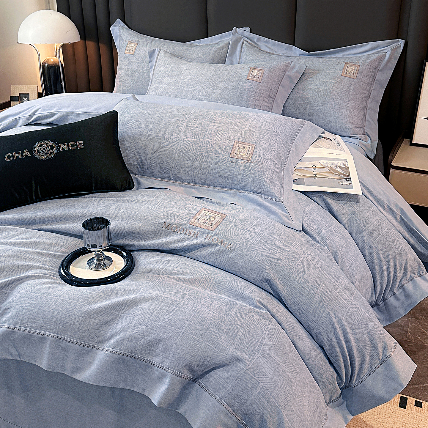 2025新款肌理磨毛宽边刺绣四件套-塞娜