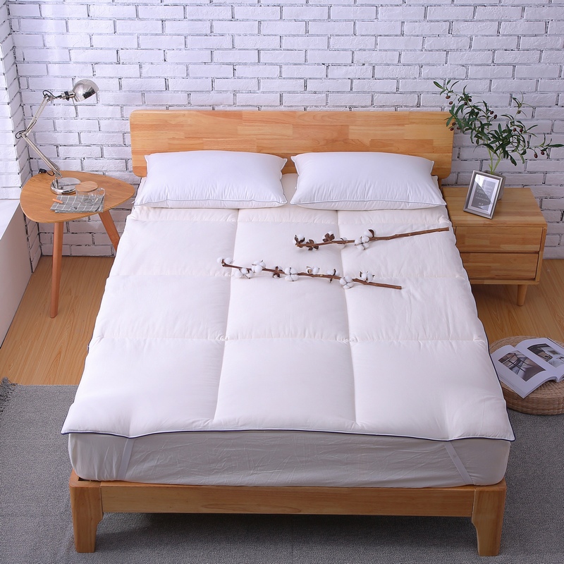 2022新款-全棉新疆棉花床垫子学生宿舍垫被（里外全棉） 90*200cm 白色