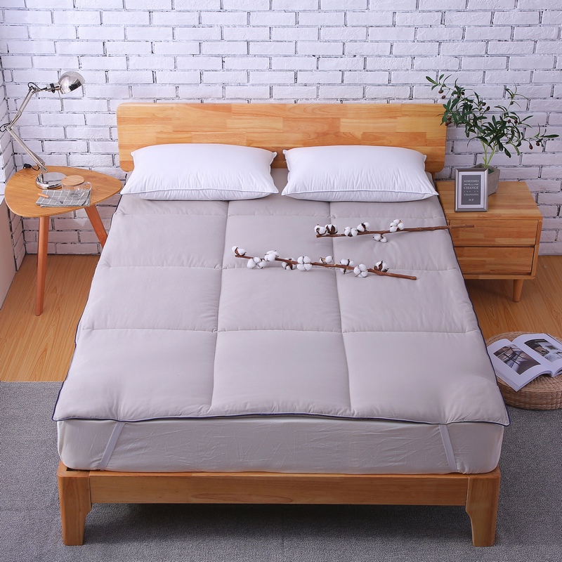 2022新款-全棉新疆棉花床垫子学生宿舍垫被（里外全棉） 90*200cm 灰色