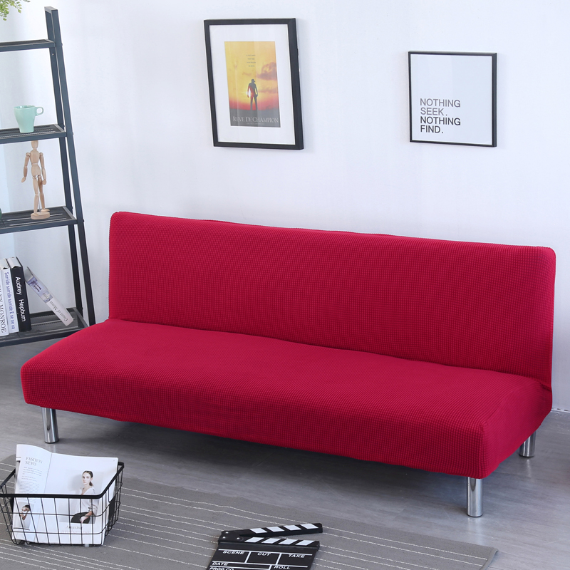 2019新款-沙发床套玉米粒系列 标准 150-185m 玉米粒 大红