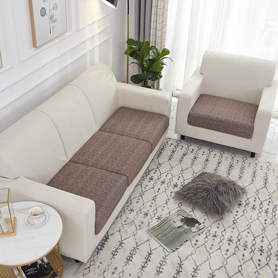 2021新款印花沙发坐垫系列（3+1） 单人 风尚 咖啡