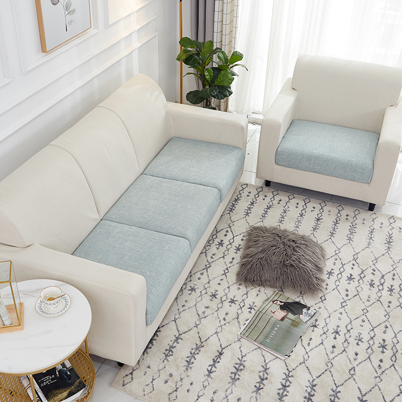 2021新款印花沙发坐垫系列（3+1） 单人 亚麻 灰