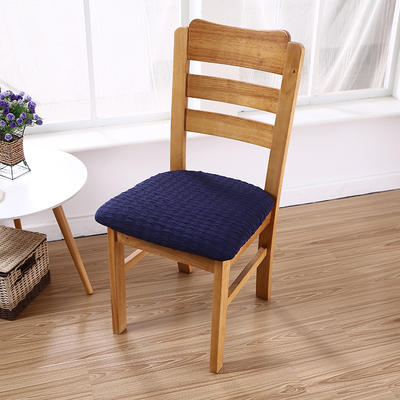 2021新款椅子坐垫套-日式方块坐垫套 日式方块 藏蓝