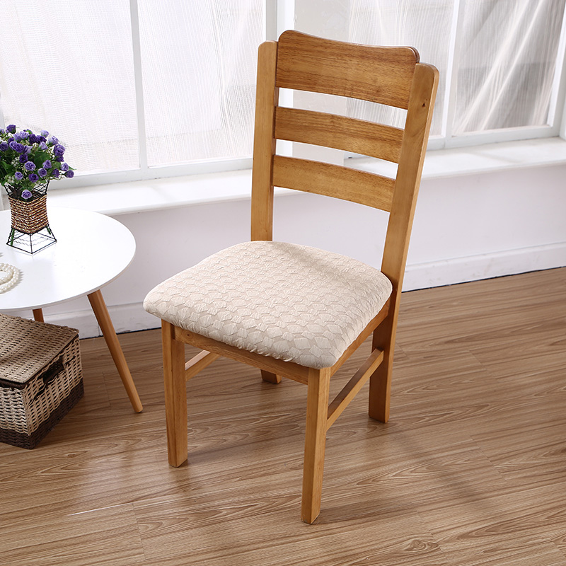 2021新款椅子坐垫套-日式方块坐垫套 日式方块 米色