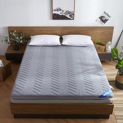2023新款-绗绣款加厚床垫大床版 1.8m（6英尺）床 灰色