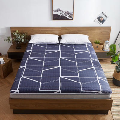 2023新款-绗绣款加厚床垫大床版 1.8m（6英尺）床 几何形状