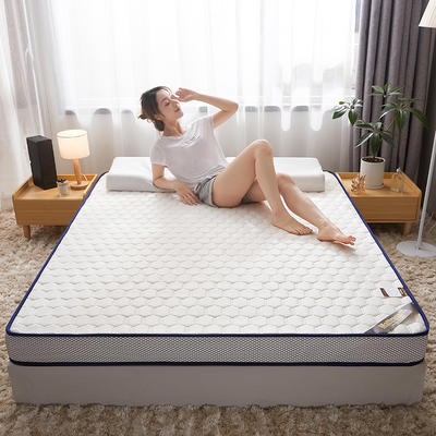 2023新款针织棉乳胶立体床垫-成人款 1.0m 高度6cm 白色